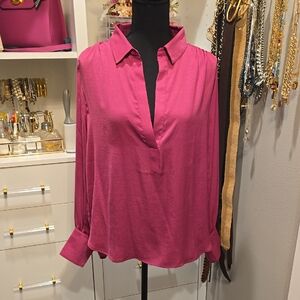 Banana Republic Fuchsia Blouse